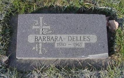 Barbara Sophia Bartok Gruber Delles headstone